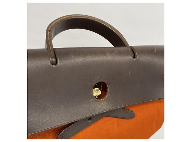 Herbag Mochila naranja Hermès - vista 10