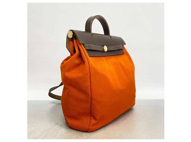 Herbag Mochila naranja Hermès - vista 2