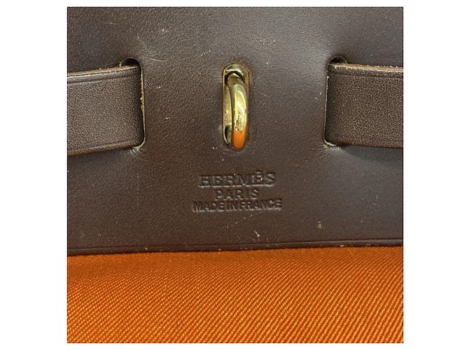 Herbag Mochila naranja Hermès - vista 5
