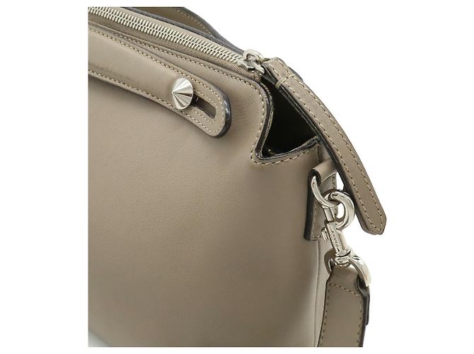 Fendi Leder By The Way Mittelhandtasche Grau - Ansicht 4