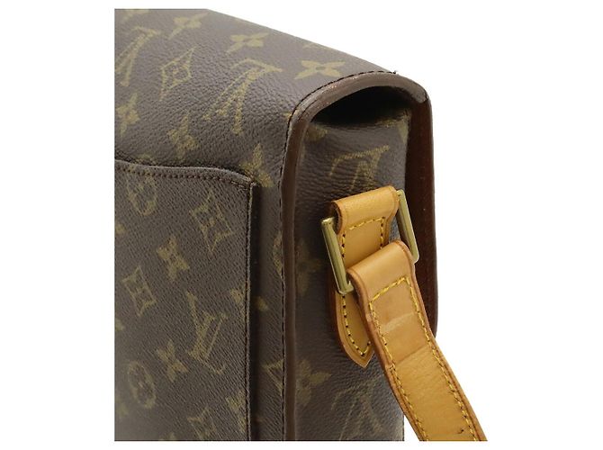 Bolso de Hombro Sac Souple GM Monograma Louis Vuitton Castaño - vista 4