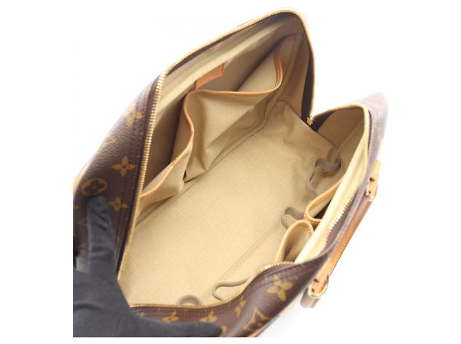 Borsa Vanity Bowling Doeville Louis Vuitton Marrone - vista 7