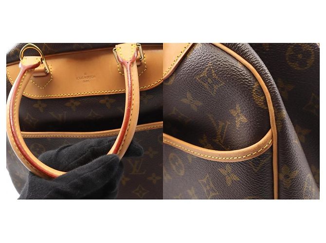 Borsa Vanity Bowling Doeville Louis Vuitton Marrone - vista 8