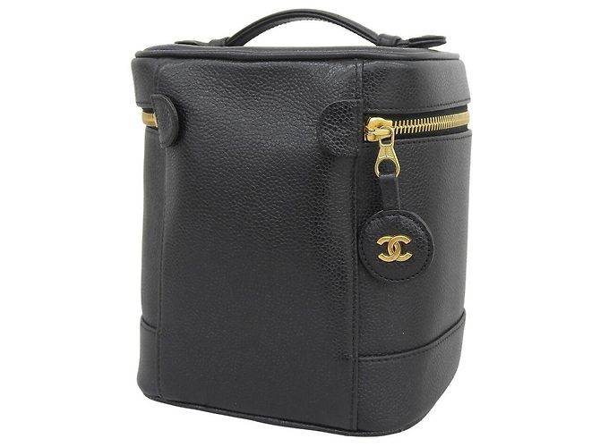 Borsa Vanity in Caviar Chanel Nero - vista 2