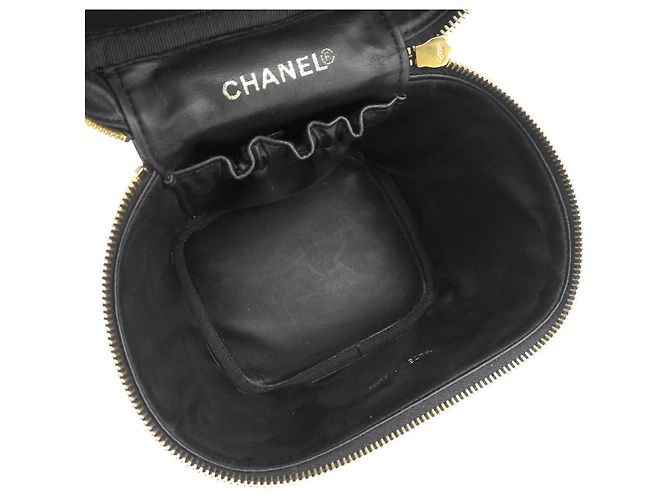 Borsa Vanity in Caviar Chanel Nero - vista 3