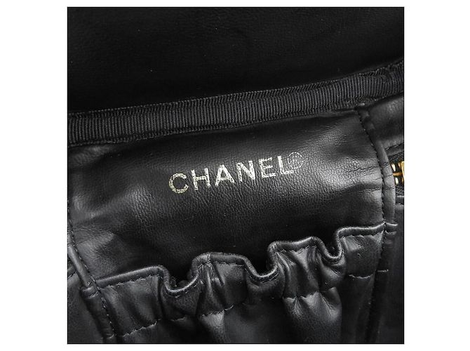 Borsa Vanity in Caviar Chanel Nero - vista 9