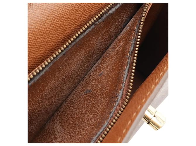 Borsa Malletier Monogram Louis Vuitton Marrone - vista 9