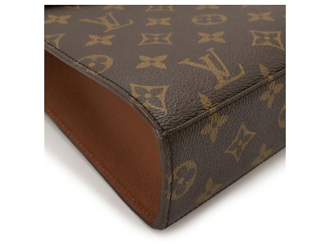 Borsa a mano Louis Vuitton Monogram Malletier Marrone - vista 3