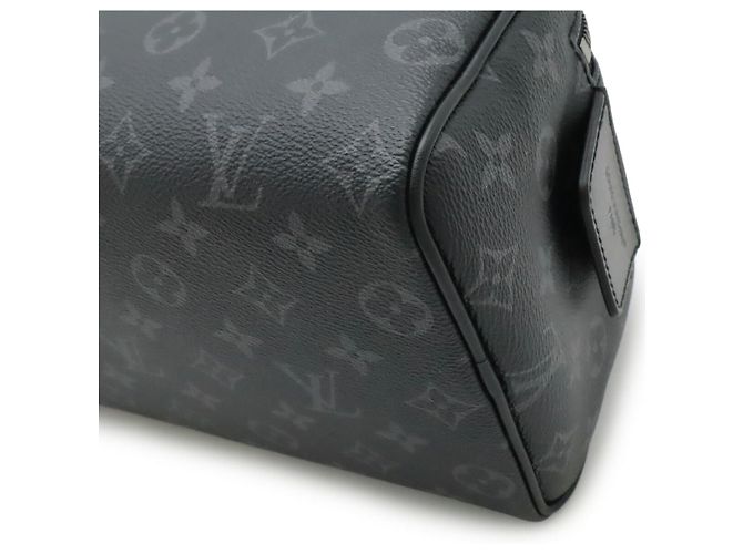Pochette Dopp Monogram Eclipse Louis Vuitton Noir - vue 3