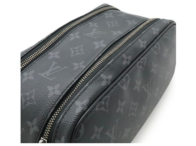 Pochette Dopp Monogram Eclipse Louis Vuitton Noir - vue 5