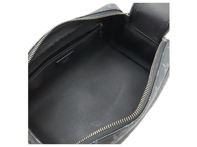Pochette Dopp Monogram Eclipse Louis Vuitton Noir - vue 6