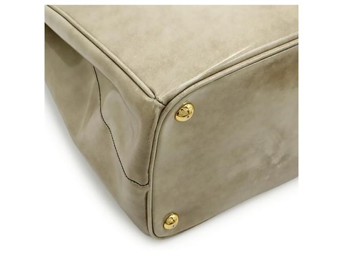 Borsa Prada Spazzolato Marrone Beige - vista 3