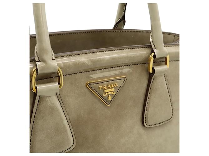 Borsa Prada Spazzolato Marrone Beige - vista 8