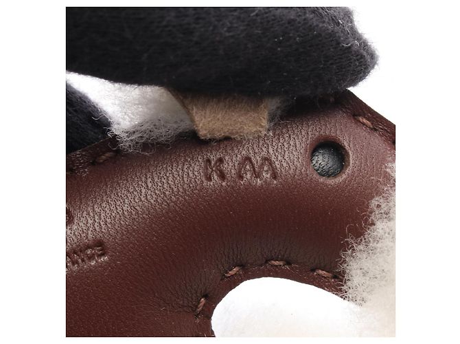 Pendente Buddy Charm in pelle di pecora Hermès Marrone - vista 2