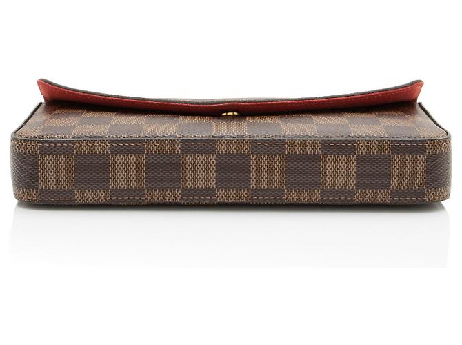 Pochette Félicie Pochette Felicie Damier Ebene di Louis Vuitton Marrone - vista 4