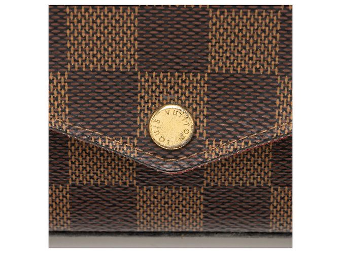 Pochette Félicie Pochette Felicie Damier Ebene di Louis Vuitton Marrone - vista 9