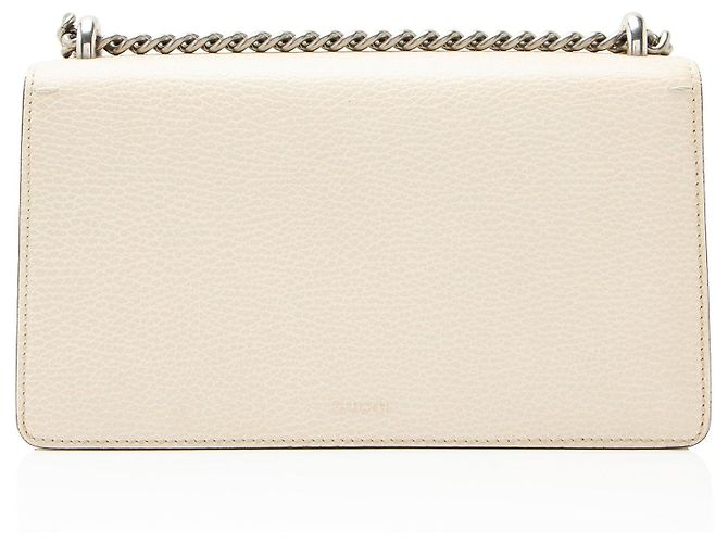 Sac à bandoulière Gucci Dionysus en cuir moyen E/W Blanc - vue 3