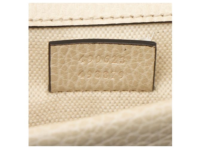 Sac à bandoulière Gucci Dionysus en cuir moyen E/W Blanc - vue 6