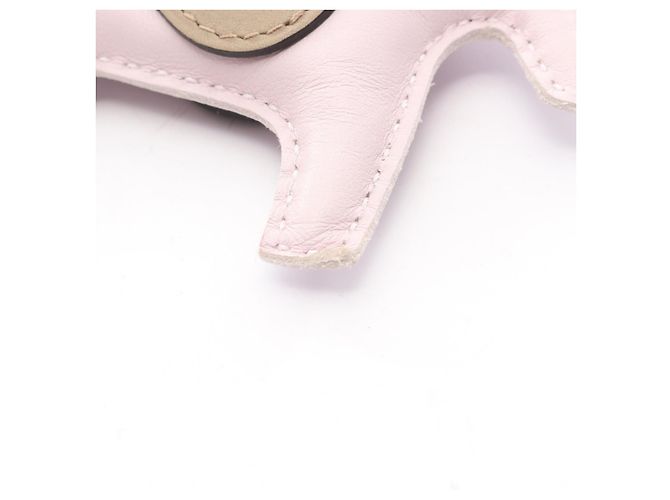 Hermès Charm de couro Hermes Rodeo Pegasus PM Rosa - vista 4