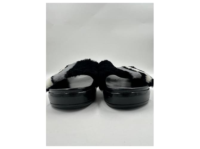 Mule Prada in pelle nera Nero - vista 5