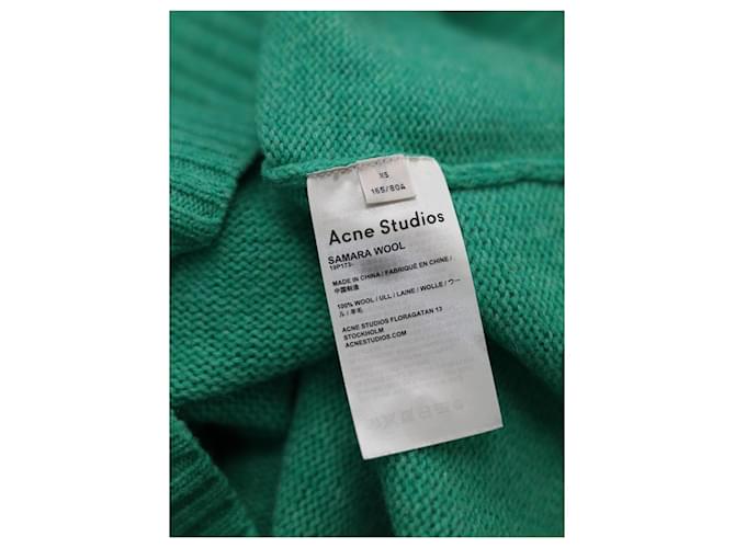 Suéter de lã verde Acne Studios - vista 4