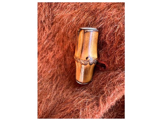 Abrigo Duffle Coat Gucci de Alpaca con Detalles de Bambú - vista 13