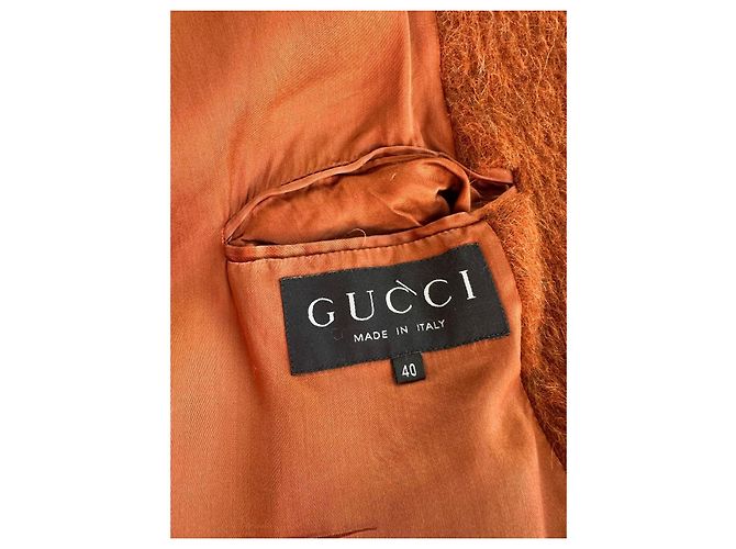 Abrigo Duffle Coat Gucci de Alpaca con Detalles de Bambú - vista 15