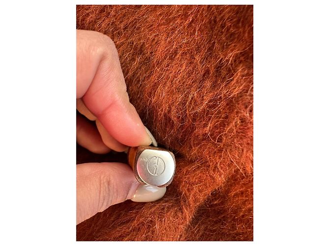 Abrigo Duffle Coat Gucci de Alpaca con Detalles de Bambú - vista 8
