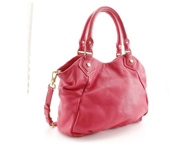 MARC BY MARC JACOBS Classic Q Fran Leder 2-Wege Tasche Pink - Ansicht 3
