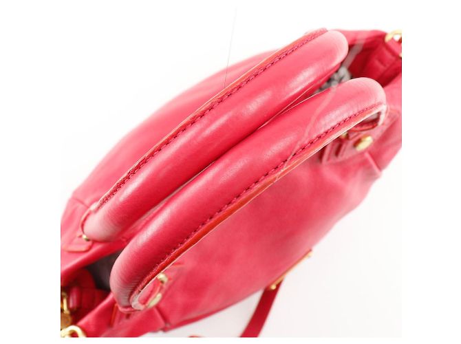 MARC BY MARC JACOBS Classic Q Fran Leder 2-Wege Tasche Pink - Ansicht 5
