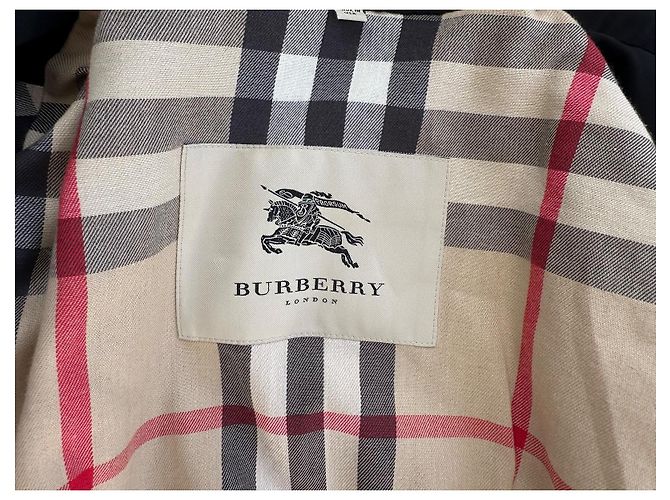 Gabardina Burberry London Negra Negro - vista 15