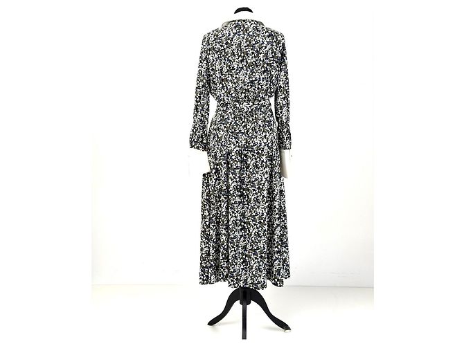 Autre Marque ME+EM Midi-Hemdkleid mit Blumenmuster und Gürtel Mehrfarben - Ansicht 2
