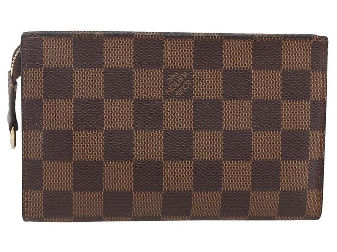 Bucket Marais Zip Pouch im Damier von Louis Vuitton Braun - Ansicht 2