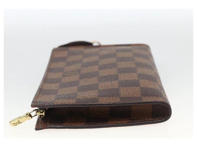 Bucket Marais Zip Pouch im Damier von Louis Vuitton Braun - Ansicht 3