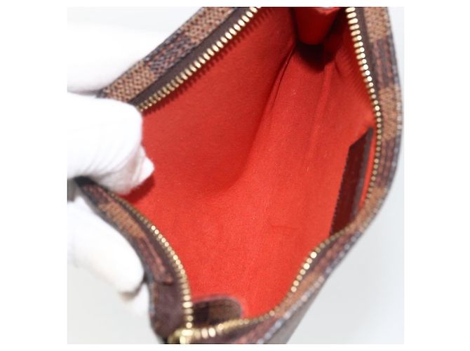 Bucket Marais Zip Pouch im Damier von Louis Vuitton Braun - Ansicht 5