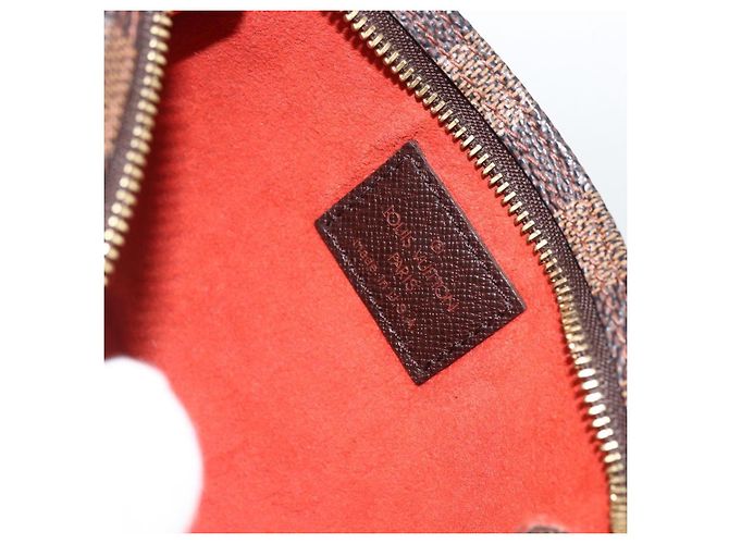 Bucket Marais Zip Pouch im Damier von Louis Vuitton Braun - Ansicht 6