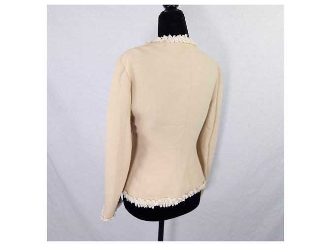 Moschino Cheap And Chic Moschino Nature Friendly Garment Jacke Beige - Ansicht 2