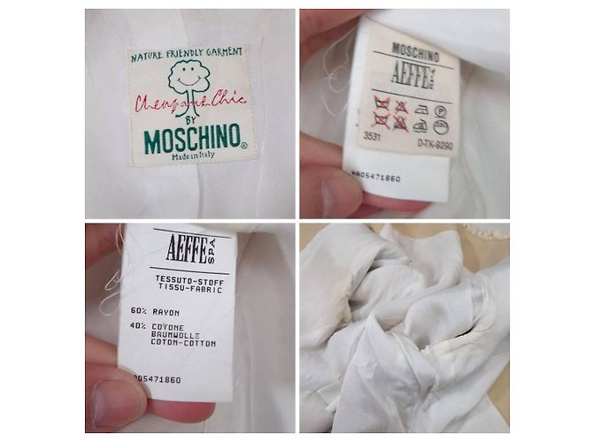 Moschino Cheap And Chic Moschino Nature Friendly Garment Jacke Beige - Ansicht 8