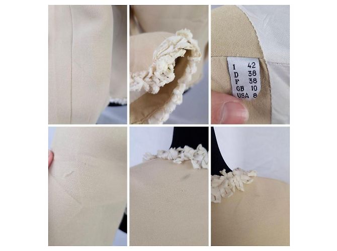Moschino Cheap And Chic Moschino Nature Friendly Garment Jacke Beige - Ansicht 9