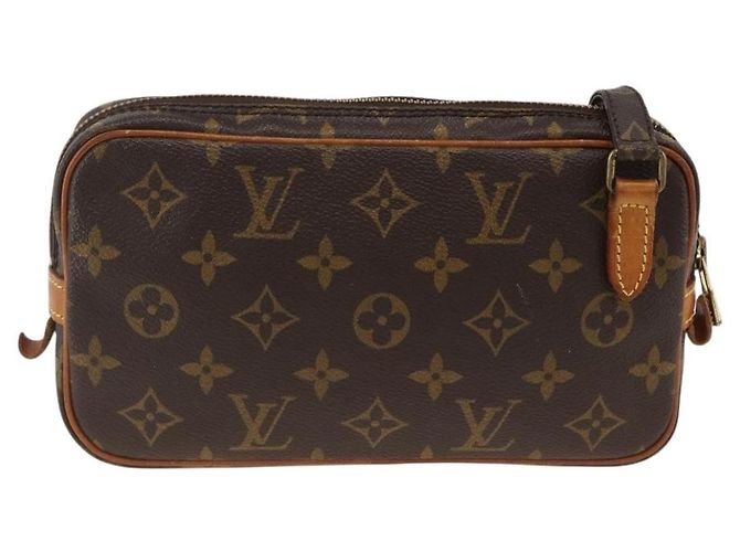 Louis Vuitton Pochette Marly Bandouliere Monogram Canvas Marrone - vista 2