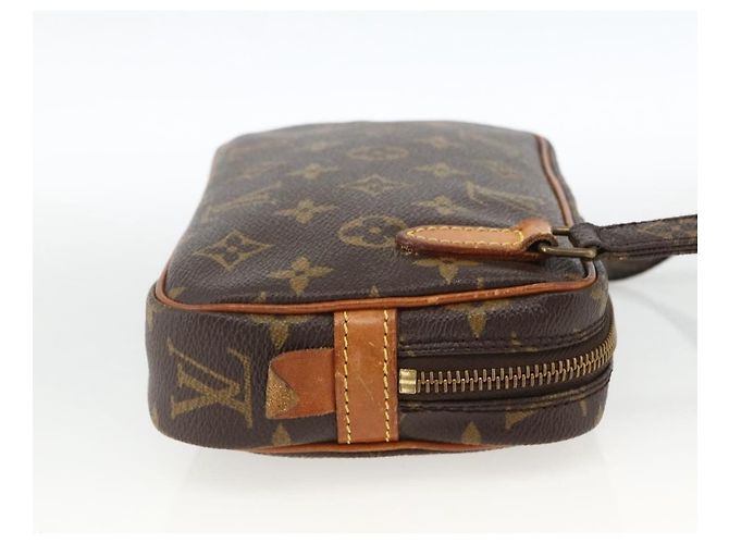 Louis Vuitton Pochette Marly Bandouliere Monogram Canvas Marrone - vista 4