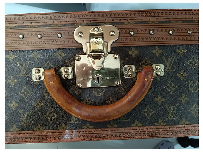 Montsouris Louis Vuitton Alzer 80 Leder Braun - Ansicht 4
