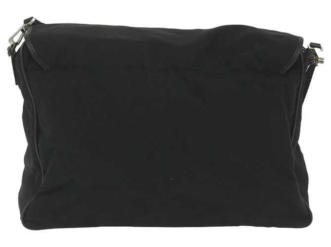 Gucci Vintage Flap Nylon Noir - vue 2