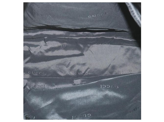 Gucci Vintage Flap Nylon Noir - vue 5