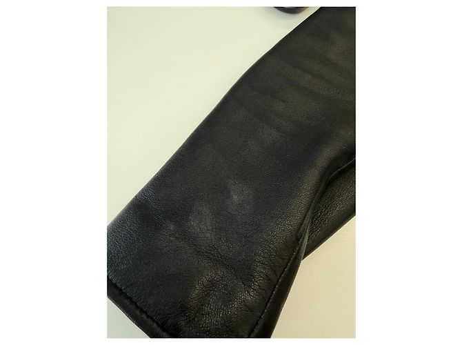 Autre Marque ACNE STUDIOS Bikerjacke aus schwarzem Lammleder - Ansicht 9