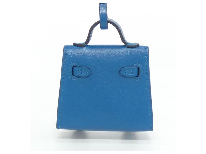 Charm per borsa a forma di bambola Kelly di Hermès Blu Verde chiaro - vista 3