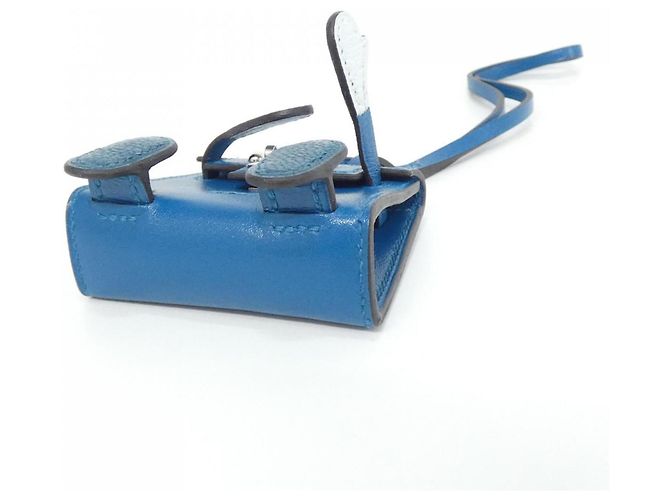 Charm per borsa a forma di bambola Kelly di Hermès Blu Verde chiaro - vista 5