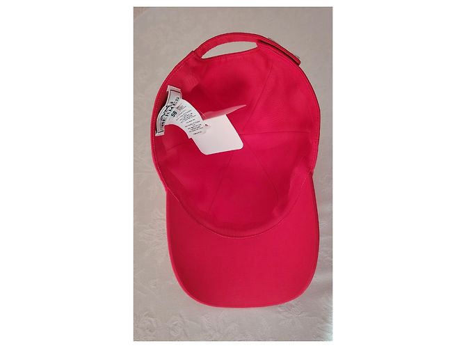 HERMÈS BERRETTO «SERENA NAUTIC» IN COTONE. Rosso - vista 4