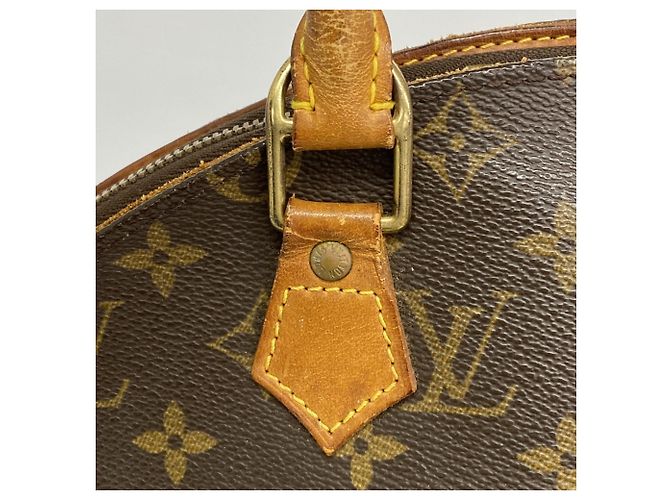 Borsa Louis Vuitton Monogram Ellipse MM Marrone - vista 11
