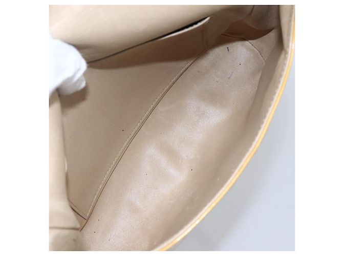 LOUIS VUITTON Borsa Thompson Street Monogram Vernis Beige M91301 LV Auth 170059 - vista 11